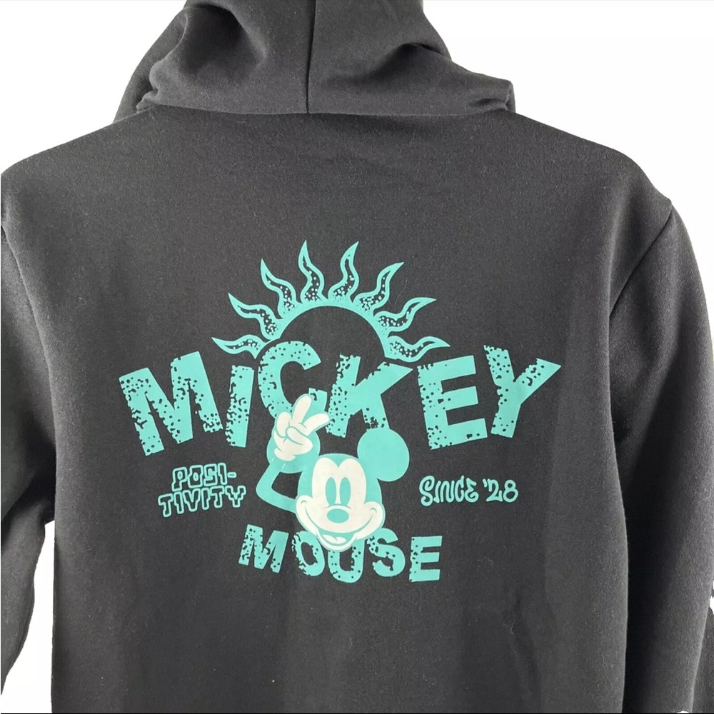 New Mens Neff Mickey Mouse Hoodie Hooded Sweatshirt Sz S NWT Black - Picture 2 of 7